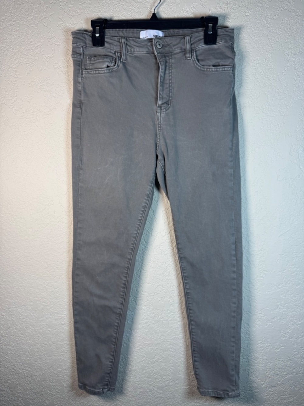 Vervet Gray Mid Rise Skinny Jeans Size 30 Stretch Denim Pants - Picture 2 of 15